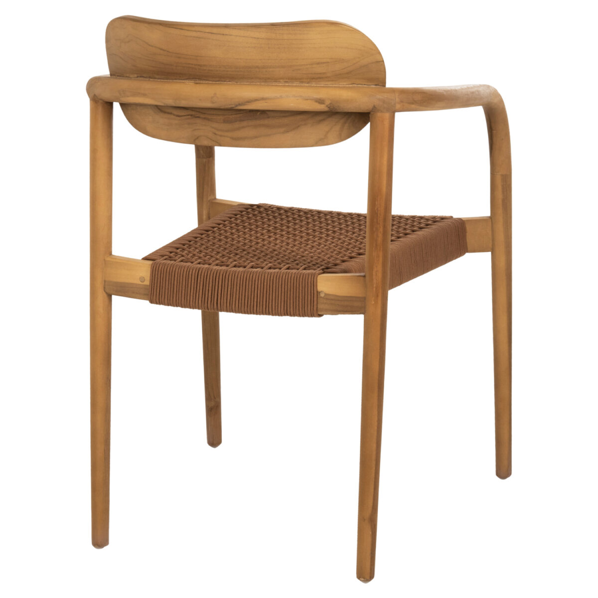 polythrona-fb9963601-xylo-teak-fysiko-ka-4 ΠΟΛΥΘΡΟΝΑ OSLO HM9636.01 ΞΥΛΟ TEAK ΦΥΣΙΚΟ & ΚΑΦΕ ΣΧΟΙΝΙ 55x54x80Y εκ. 5