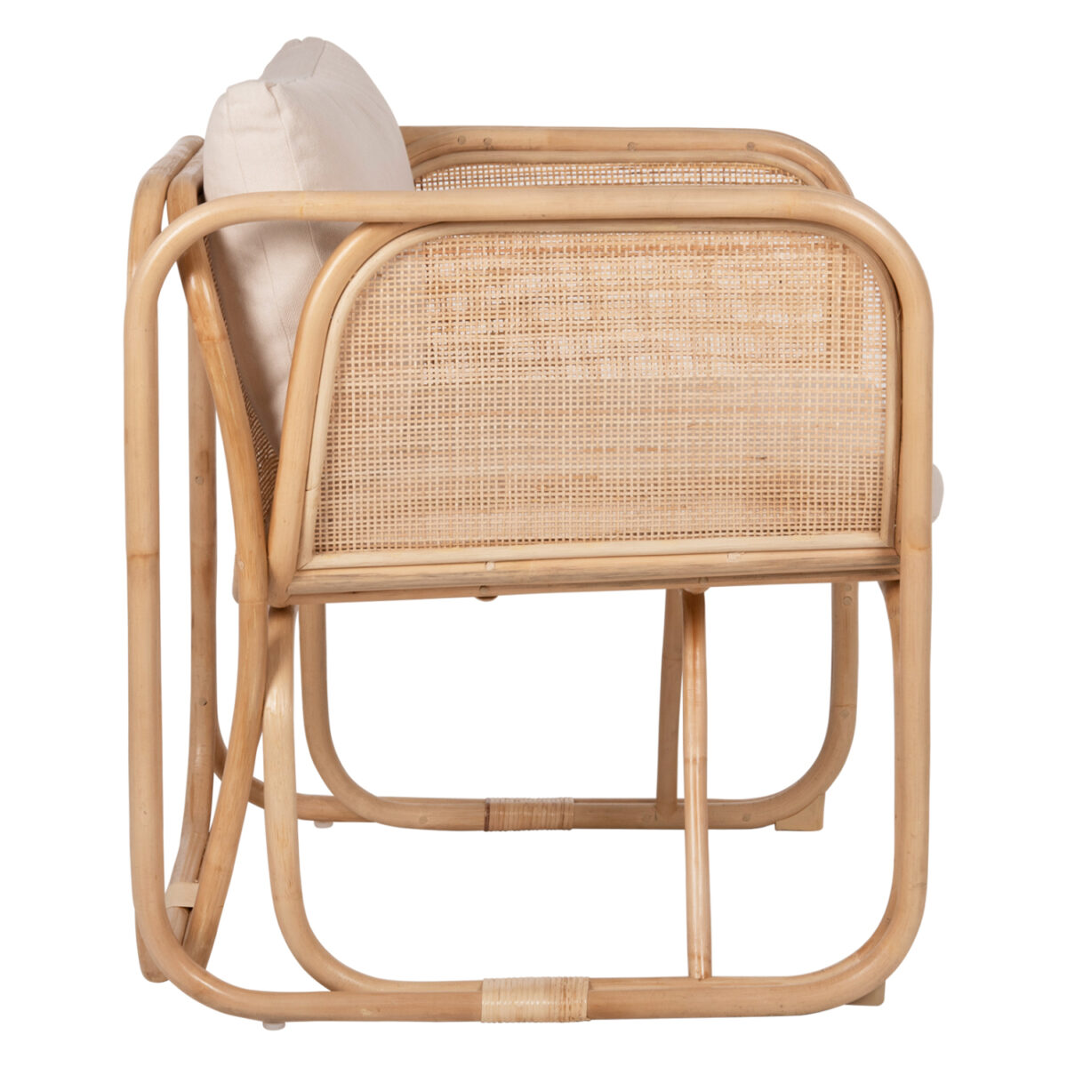 ΠΟΛΥΘΡΟΝΑ WENDY HM9816 RATTAN ΣΕ ΦΥΣΙΚΟ ΧΡΩΜΑ-ΛΕΥΚΑ ΜΑΞΙΛΑΡΙΑ 73x72x84Yεκ. 4