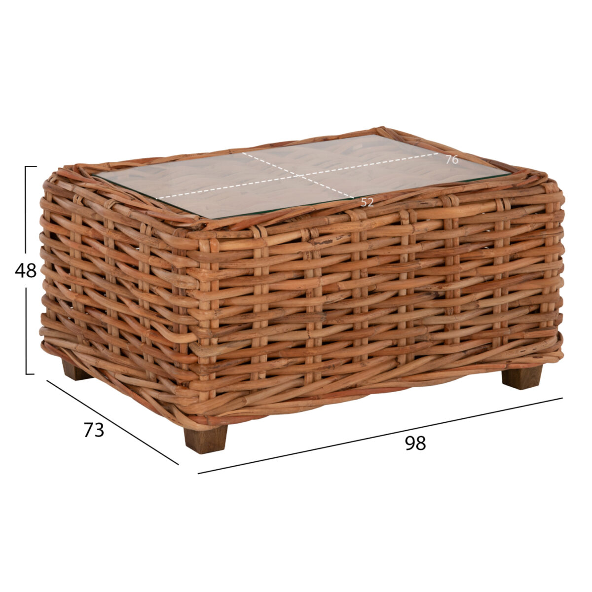 ΣΕΤ ΣΑΛΟΝΙ ΕΞ.ΧΩΡΟΥ TROPEL HM9656 4ΤΜΧ ΦΥΣΙΚΟ RATTAN-ΞΥΛΟ ΜΑΟΝΙ-ΛΕΥΚΑ ΜΑΞΙΛΑΡΙΑ 4