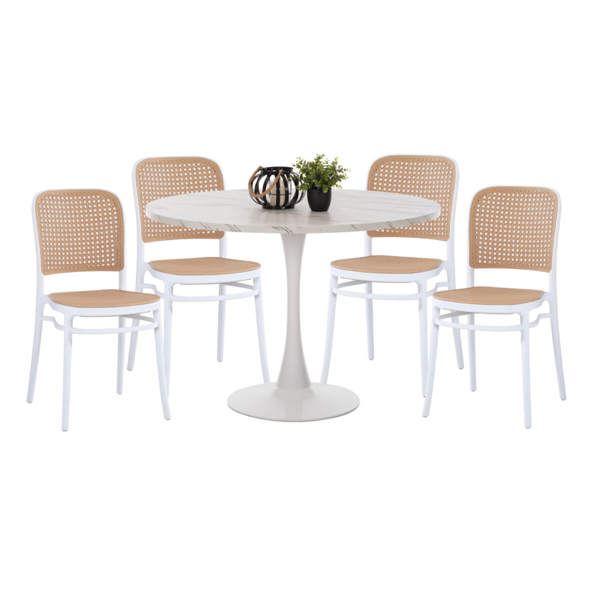 set-trapezarias-5tmch-fb911911-me-strogg ΣΕΤ ΤΡΑΠΕΖΑΡΙΑΣ 5ΤΜΧ HM11911 ΜΕ ΣΤΡΟΓΓΥΛΟ ΤΡΑΠΕΖΙ ΚΑΙ ΚΑΡΕΚΛΕΣ ΠΟΛΥΠΡΟΠΥΛΕΝΙΟΥ 1