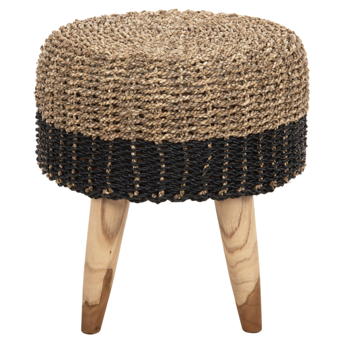 skampo-fb97827-xylo-teak-kai-seagrass-se-2 ΣΚΑΜΠΟ BEAM HM7827 ΞΥΛΟ ΤΕΑΚ ΚΑΙ SEAGRASS ΣΕ ΦΥΣΙΚΟ & ΜΑΥΡΟ Φ43x45Yεκ. 3
