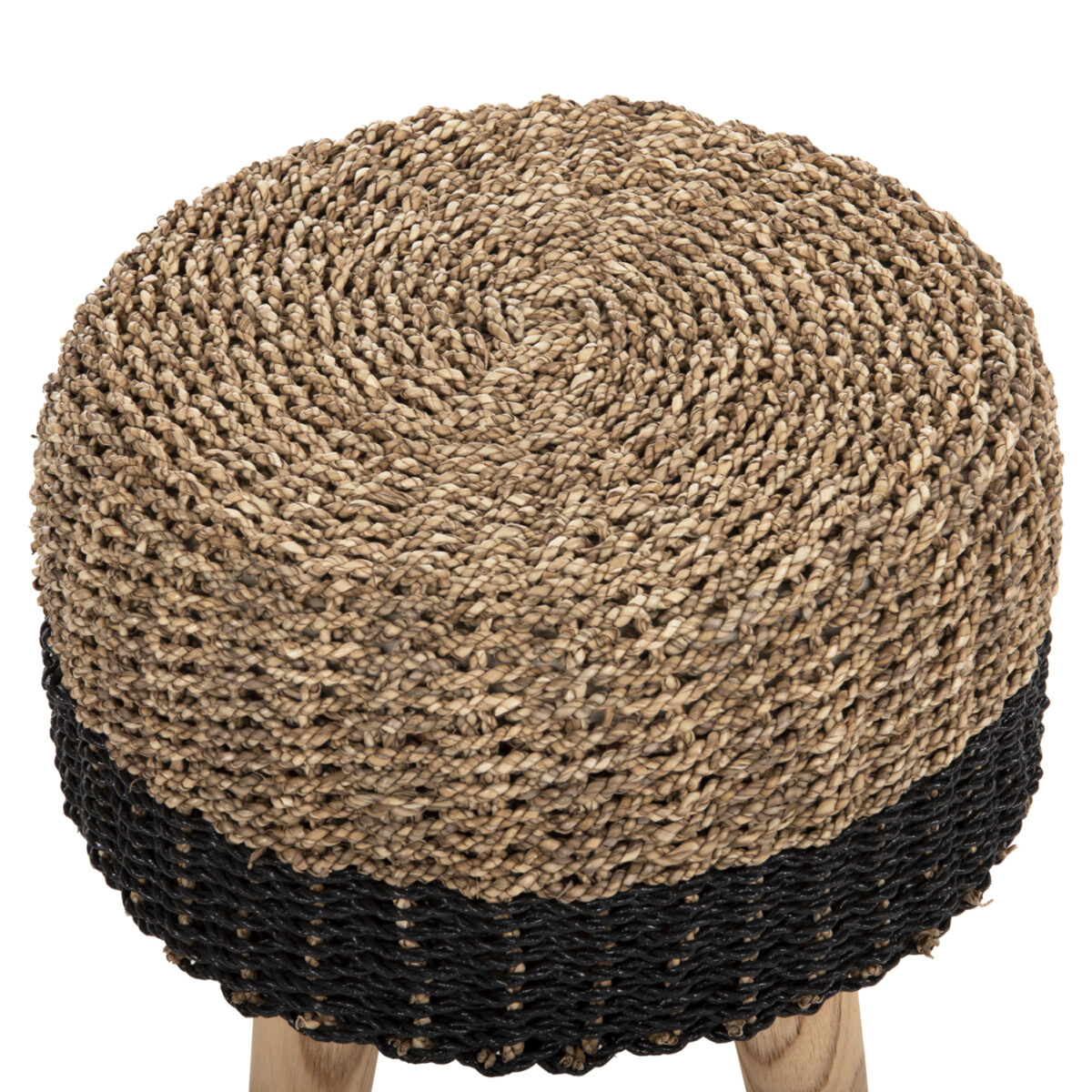 skampo-fb97827-xylo-teak-kai-seagrass-se-3 ΣΚΑΜΠΟ BEAM HM7827 ΞΥΛΟ ΤΕΑΚ ΚΑΙ SEAGRASS ΣΕ ΦΥΣΙΚΟ & ΜΑΥΡΟ Φ43x45Yεκ. 4
