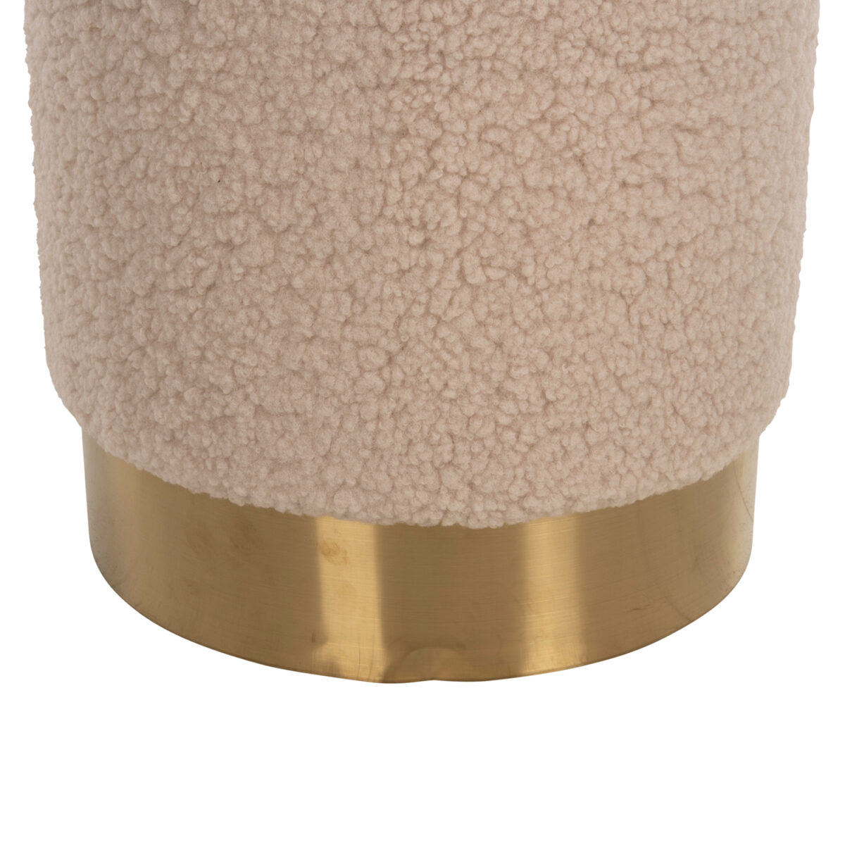 ΣΚΑΜΠΟ LEVY HM8408.20 ΜΠΟΥΚΛΕ ΥΦΑΣΜΑ ΕΚΡΟΥ ΜΕ ΧΡΥΣΗ ΒΑΣΗ Φ35x42Υ εκ. 5