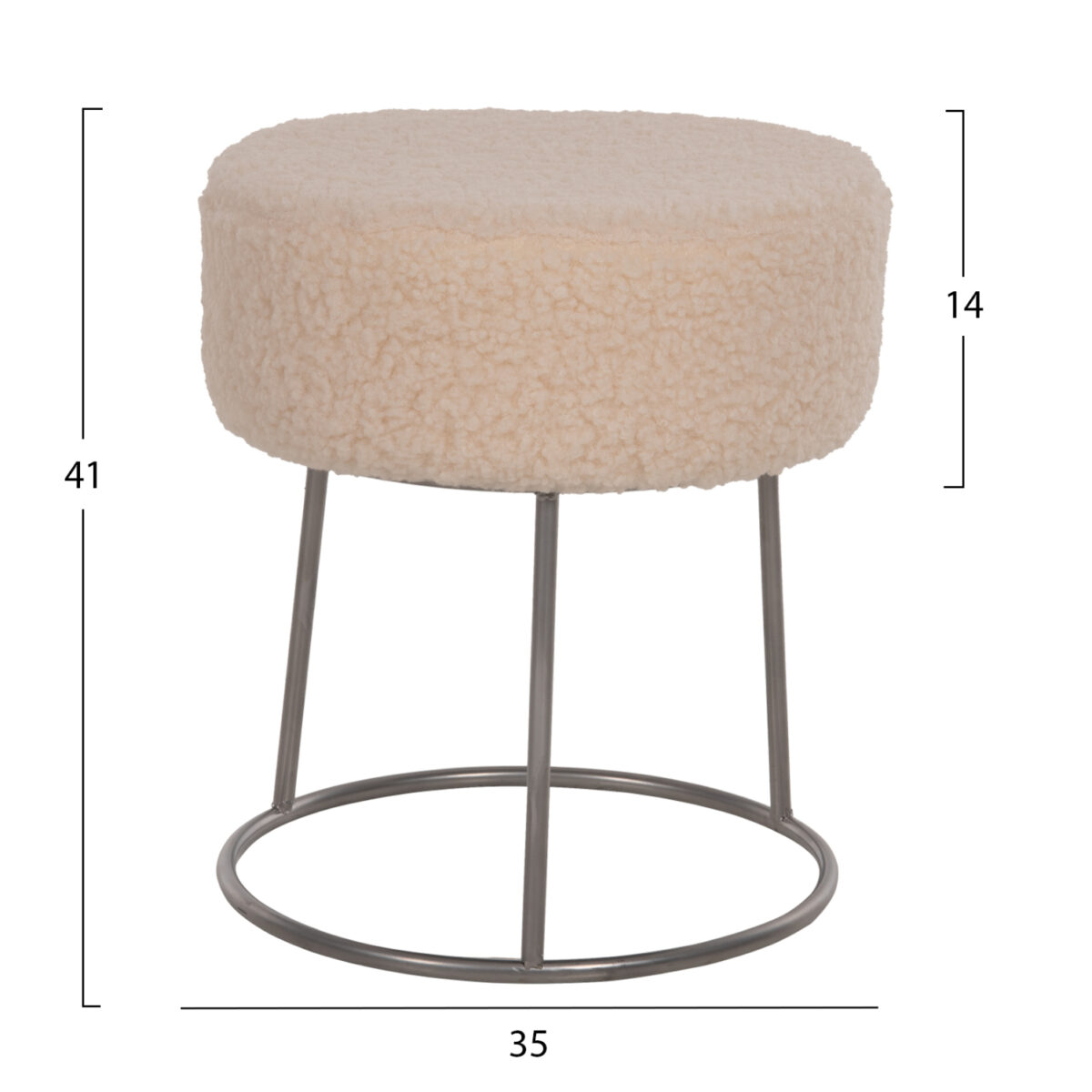 skampo-fb9841123-me-leyko-mpoykle-yfasma-1 ΣΚΑΜΠΟ KARLO HM8411.23 ΜΕ ΛΕΥΚΟ ΜΠΟΥΚΛΕ ΥΦΑΣΜΑ ΜΕ ΑΣΗΜΙ ΒΑΣΗ Φ35x41Υεκ. 2