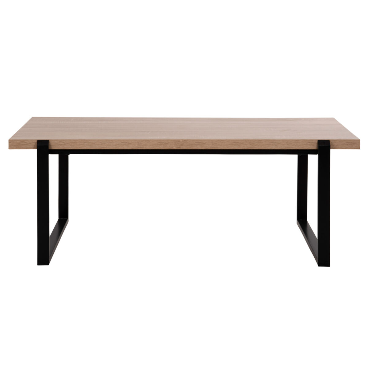 ΤΡΑΠΕΖΙ ΣΑΛΟΝΙΟΥ SHABEN HM9585.03 MDF SONOMA-ΜΑΥΡΗ ΜΕΤΑΛΛΙΚΗ ΒΑΣΗ 120x60X46Yεκ. 3