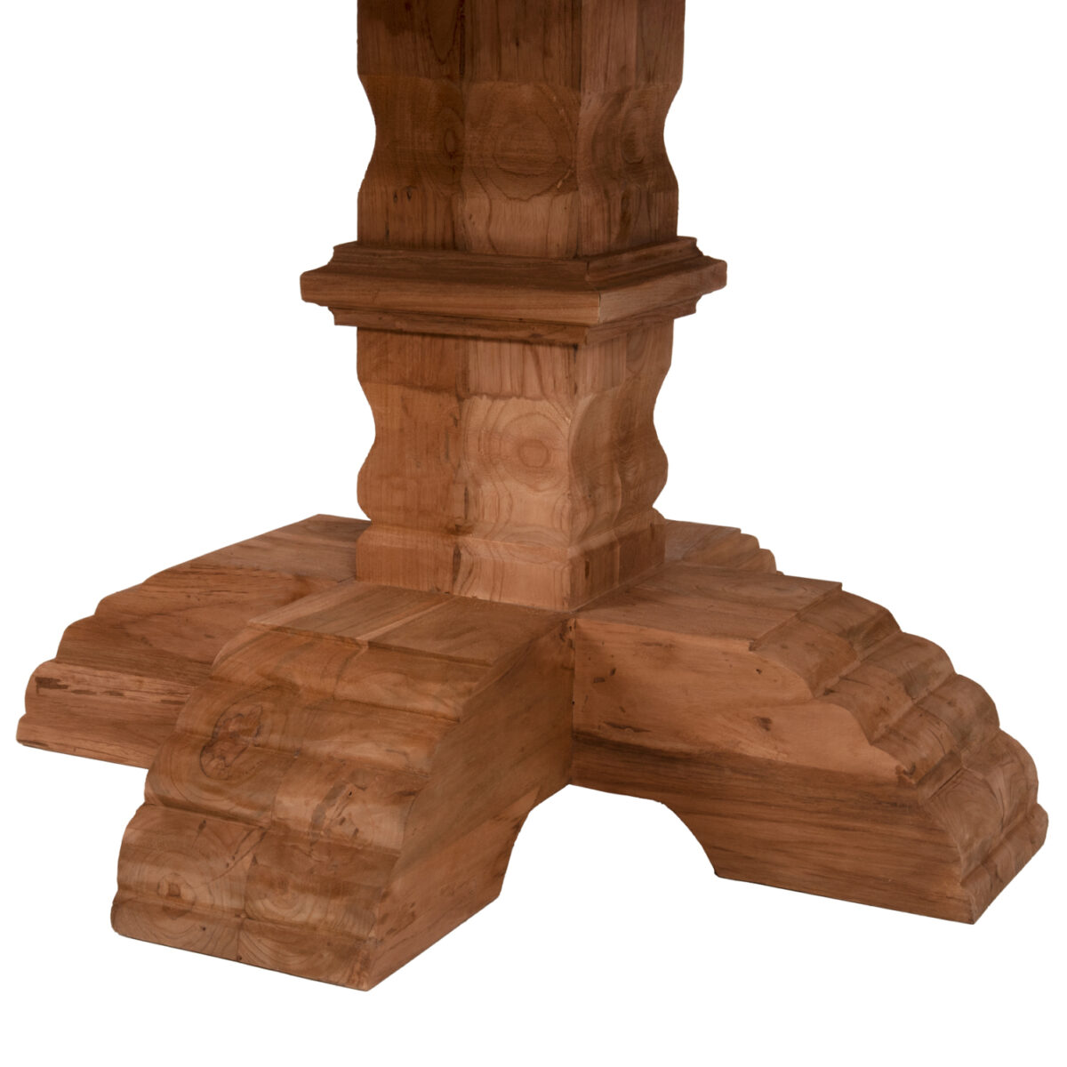 ΤΡΑΠΕΖΙ ΣΤΡΟΓΓΥΛΟ PROVENCE HM9643 ΑΝΑΚΥΚΛ. ΤΕΑΚ ΞΥΛΟ ΣΚΑΛΙΣΤΟ ΠΟΔΙ-8εκ.ΕΠΙΦΑΝΕΙΑ Φ150x76Υεκ. 5