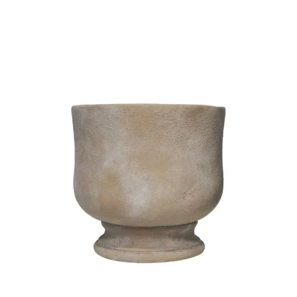 ΚΑΣΠΩ ΣΤΡΟΓΓΥΛΟ ΚΑΦΕ ΠΑΛΑΙΩΜΕΝΟ ΔΙΣΚΟΠΟΤΗΡΟ - Φ16x16cm 8/ΚΙΒ