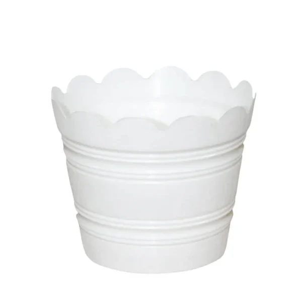 ΓΛΑΣΤΡΑ ΛΕΥΚΟ ΠΛΑΣΤΙΚΗ DONICZKI DREWNOPODOBNE - Φ17x15cm