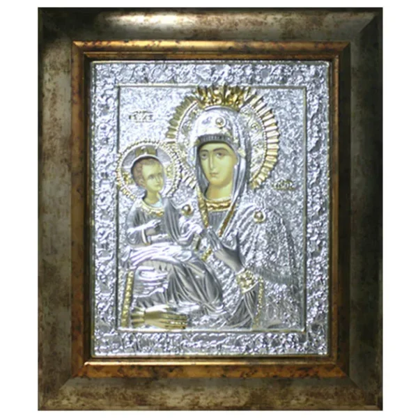 EIKONA ΑΛΟΥΜΙΝΙΟΥ ΠΑΝΑΓΙΑ ΤΡΙΧΕΡΟΥΣΑ - 40x46cm