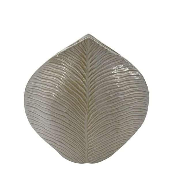 ΚΕΡΑΜΙΚΟ BAZO ΕΚΡΟΥ/ΜΠΕΖ ΓΥΑΛΙΣΤΕΡΟ ΦΥΛΛΟ - 29x10x30cm 1/4KIB