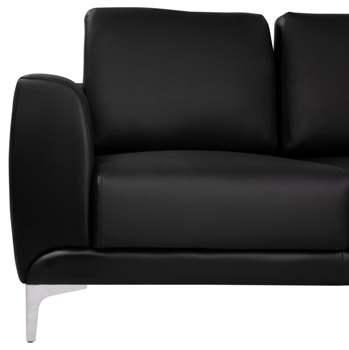 ΚΑΝΑΠΕΣ 2ΘΕΣΙΟΣ KΕΝΖΙΕ HM3121.21 ΜΕ ΜΑΥΡΟ PU 142x81x81 εκ. 3