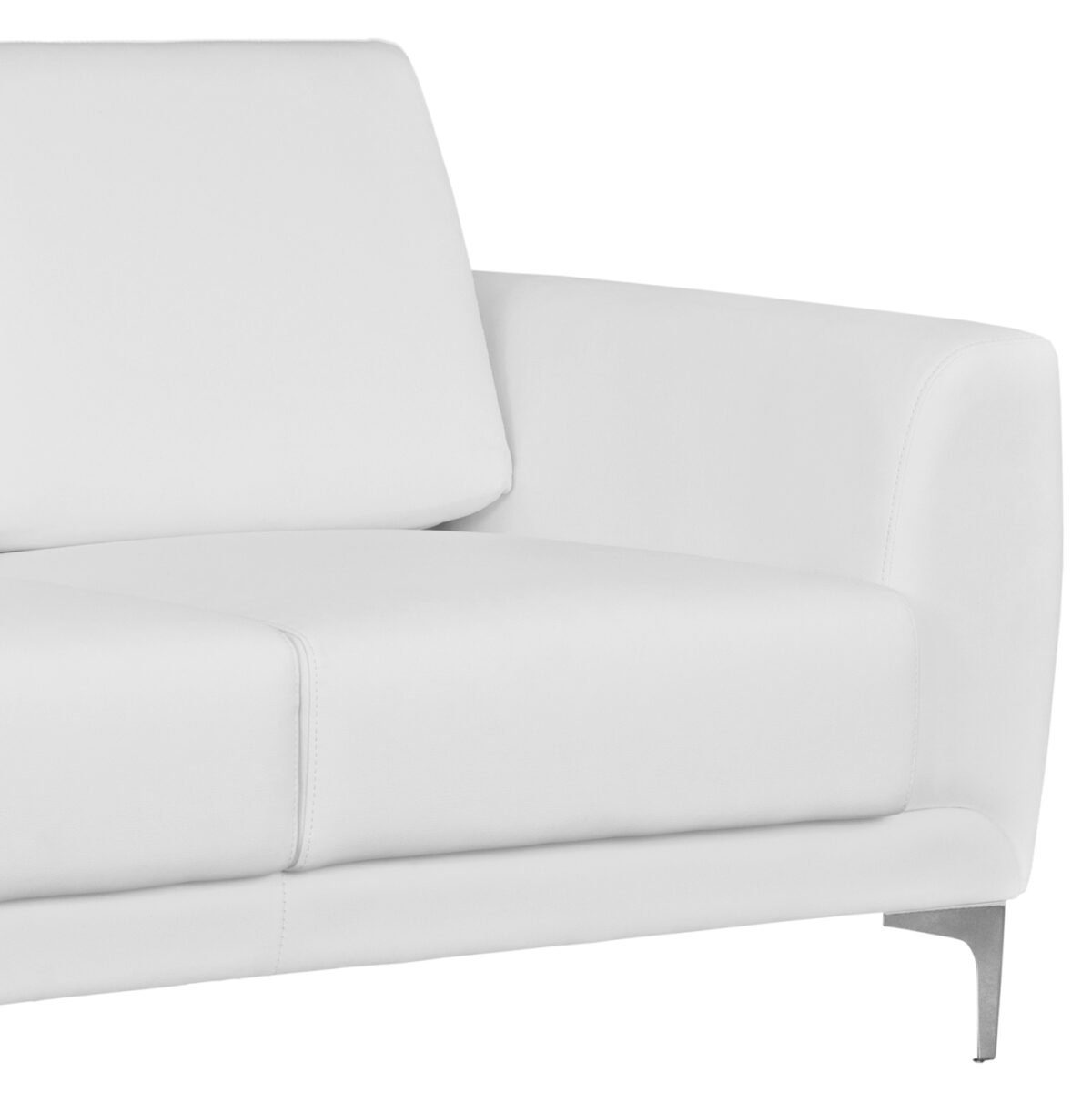 kanapes-2thesios-fb9312122-me-leyko-pu-1-4 ΚΑΝΑΠΕΣ 2ΘΕΣΙΟΣ KΕΝΖΙΕ HM3121.22 ΜΕ ΛΕΥΚΟ PU 142x81x81 εκ. 5