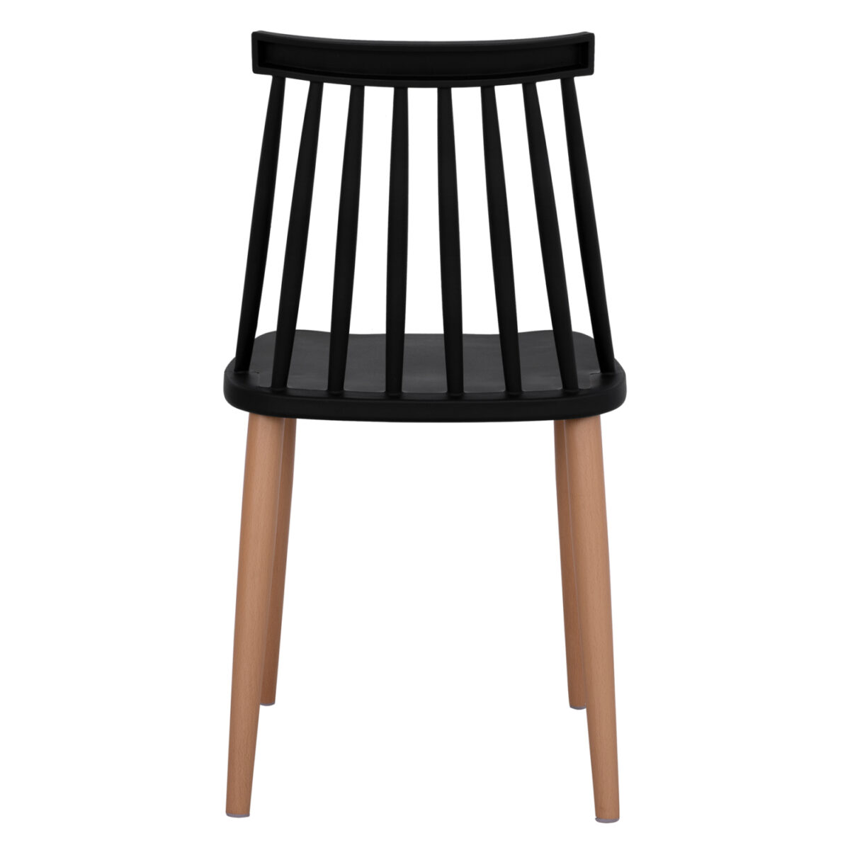 karekla-trapezarias-fb9805202-mayri-me-m-5 ΚΑΡΕΚΛΑ ΤΡΑΠΕΖΑΡΙΑΣ HM8052.02 VANESSA ΜΑΥΡΗ ΜΕ ΜΕΤΑΛΛΙΚΑ ΠΟΔΙΑ 43x46,5x82 εκ. 6