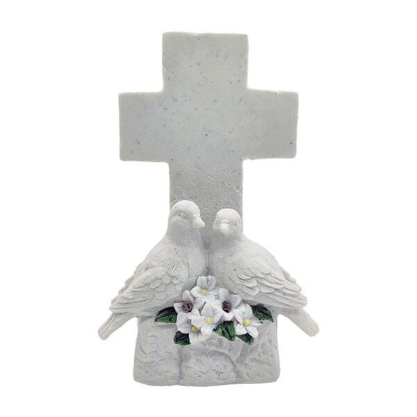 ΠΟΛΥΕΣΤΕΡΙΚΟ ΜΝΗΜΕΙΟΥ ΣΤΑΥΡΟΣ-ΠΕΡΙΣΤΕΡΙΑ - 15.5x12.5x13.5cm 18/ΚΙΒ