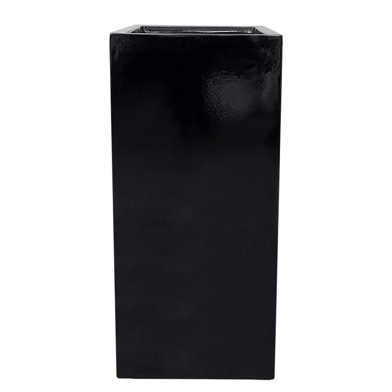50-2-50120-9005 ΚΑΣΠΩ FIBERGLASS ΠΥΡΓΟΣ ΜΑΥΡΟ ΓΥΑΛΙΣΤΕΡΟ - 50x50x120cm 1