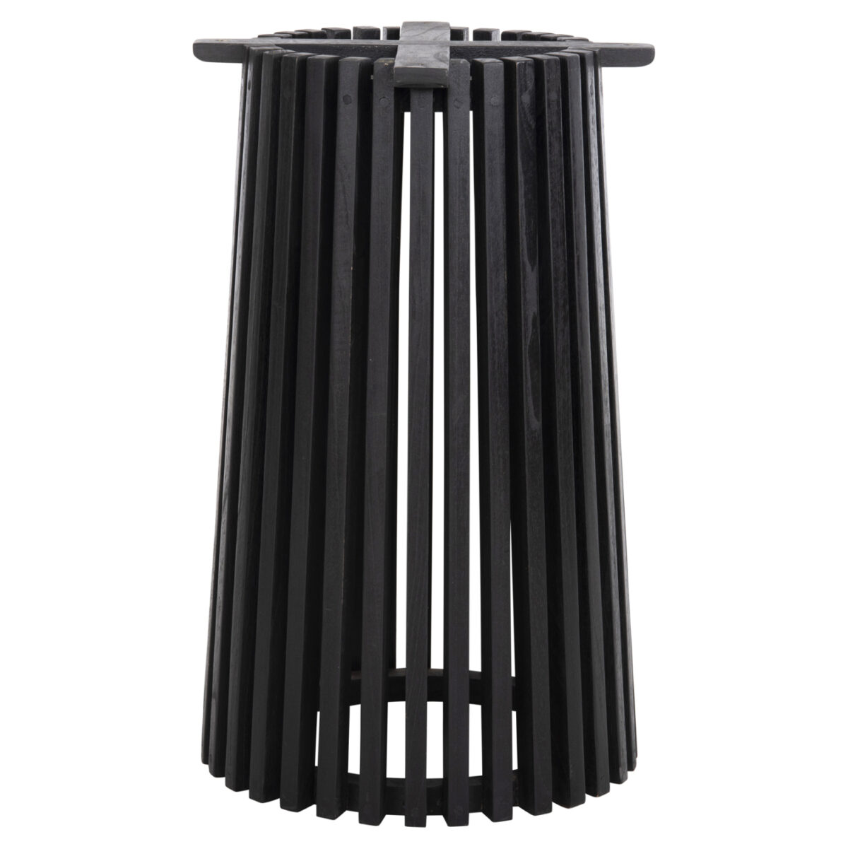 ΒΑΣΗ ΤΡΑΠΕΖΙΟΥ ΕΣΩΤ.ΧΩΡΟΥ ΣΤΡΟΓΓΥΛΗ FRANTZ HM9459.12 MINDI ΞΥΛΟ ΣΕ ΜΑΥΡΟ ΧΡΩΜΑ Φ60x74Yεκ. 3