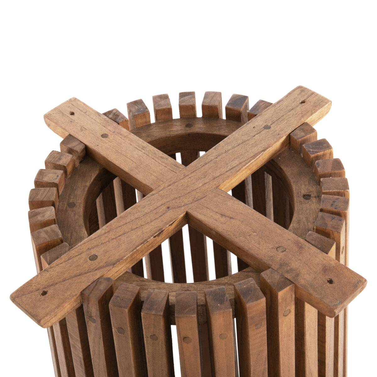 ΒΑΣΗ ΤΡΑΠΕΖΙΟΥ ΕΣΩΤ.ΧΩΡΟΥ ΣΤΡΟΓΓΥΛΗ FRANTZ HM9459.11 MINDI ΞΥΛΟ ΣΕ ΦΥΣΙΚΟ Φ45x73Yεκ. 4