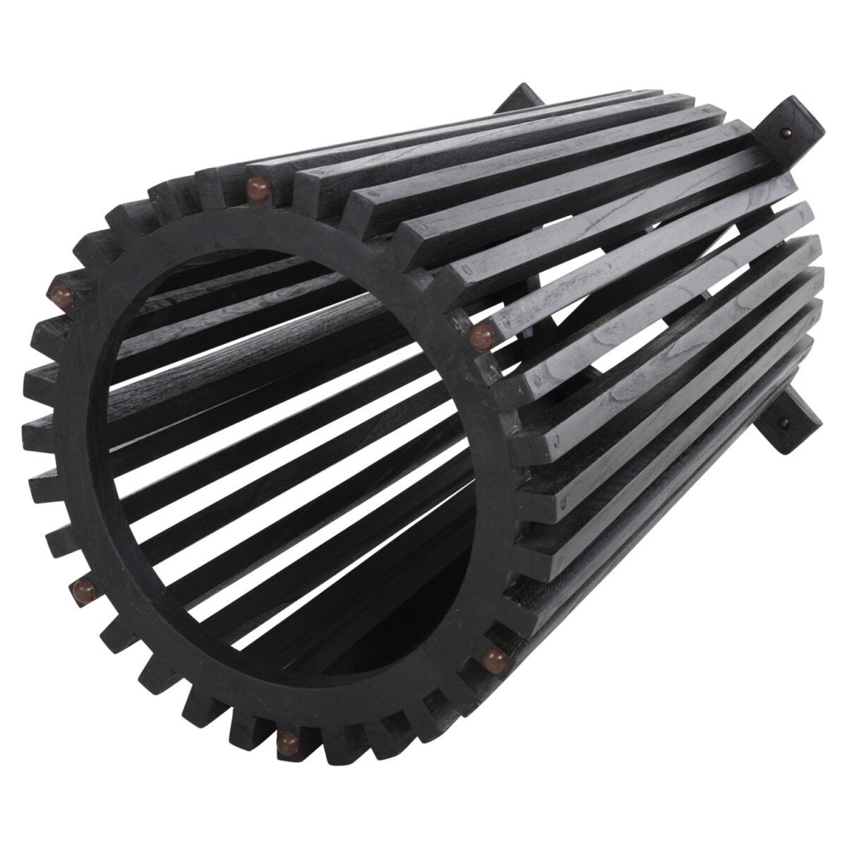 ΒΑΣΗ ΤΡΑΠΕΖΙΟΥ ΕΣΩΤ.ΧΩΡΟΥ ΣΤΡΟΓΓΥΛΗ FRANTZ HM9459.12 MINDI ΞΥΛΟ ΣΕ ΜΑΥΡΟ ΧΡΩΜΑ Φ60x74Yεκ. 5