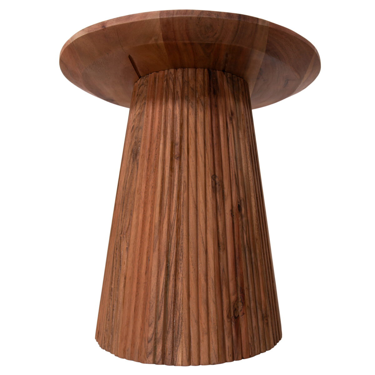 ΒΟΗΘΗΤΙΚΟ ΤΡΑΠΕΖΑΚΙ ΣΤΡΟΓΓΥΛΟ GROOT HM9698 ΜΑΣΙΦ ΑΚΑΚΙΑ- ΦΥΣΙΚΟ Φ45x44Υεκ. 5