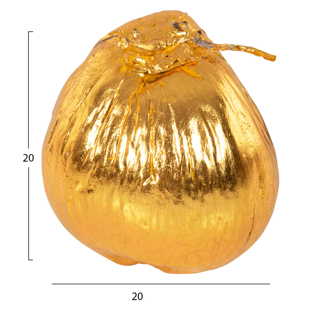 ΕΠΙΤΡΑΠΕΖΙΟ ΔΙΑΚΟΣΜΗΤΙΚΟ HM4326.03 ΚΑΡΥΔΑ ΣΕ ΧΡΥΣΟ ΧΡΩΜΑ 20x20x20Υεκ 2