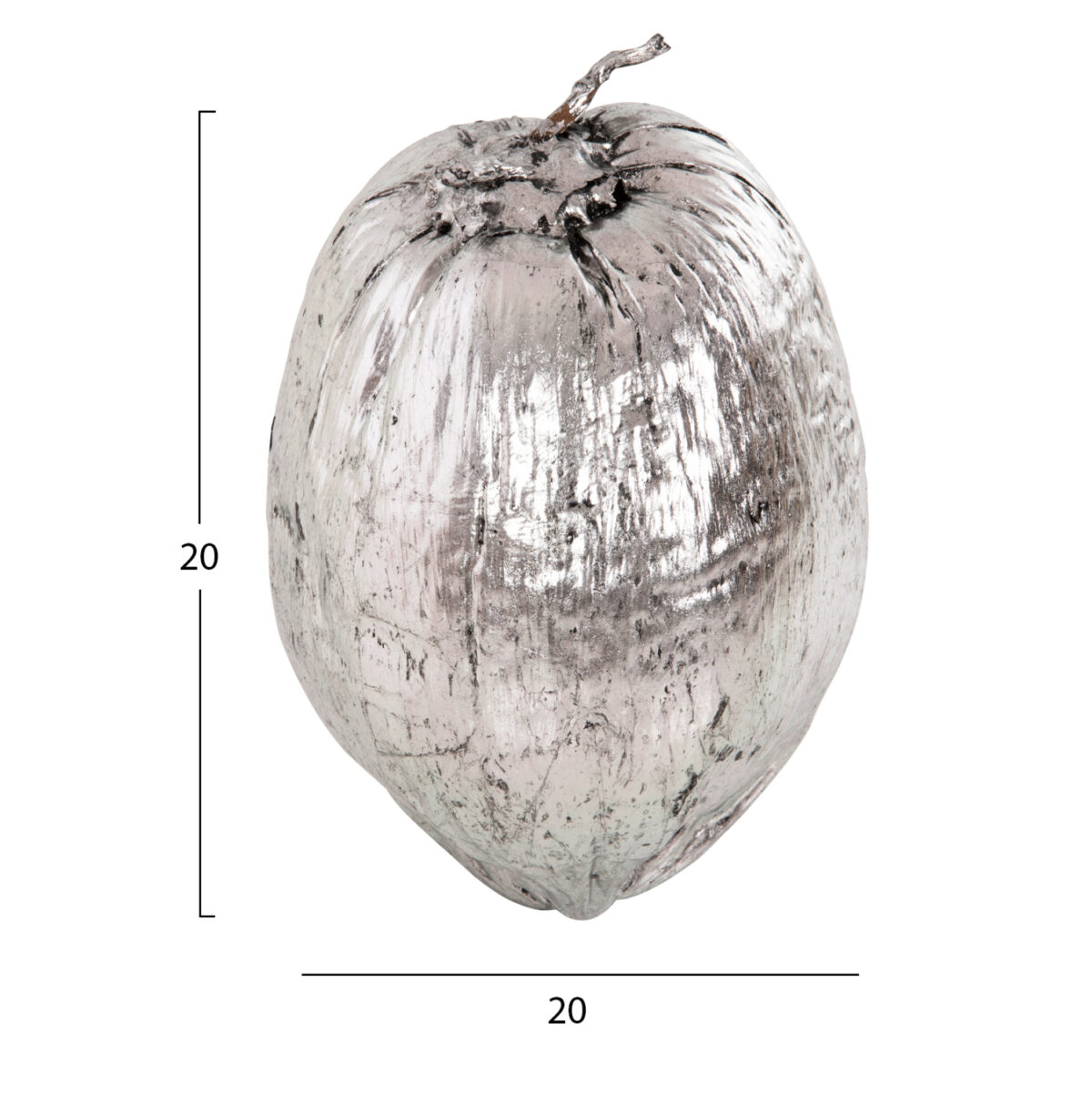 ΕΠΙΤΡΑΠΕΖΙΟ ΔΙΑΚΟΣΜΗΤΙΚΟ HM4326.04 ΚΑΡΥΔΑ ΣΕ ΑΣΗΜΙ ΧΡΩΜΑ 20x20x20Υεκ 2