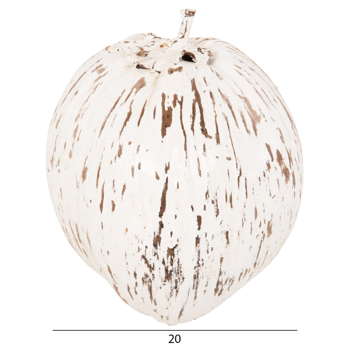 epitrapezio-diakosmitiko-fb9432605-karyd-1 ΕΠΙΤΡΑΠΕΖΙΟ ΔΙΑΚΟΣΜΗΤΙΚΟ HM4326.05 ΚΑΡΥΔΑ ΣΕ ΛΕΥΚΟ ΧΡΩΜΑ 20x20x20Υεκ 2