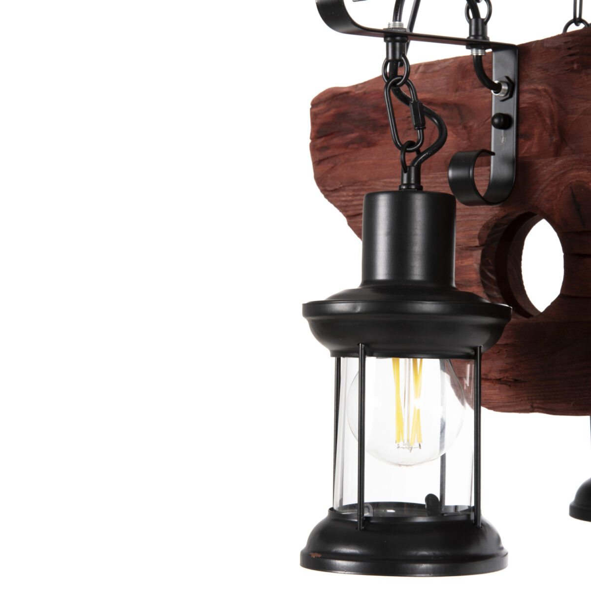 ΦΩΤΙΣΤΙΚΟ ΟΡΟΦΗΣ 6-ΦΩΤΟ ΚΡΕΜΑΣΤΟ HM4117 ΞΥΛΟ-ΜΕΤΑΛΛΟ-ΓΥΑΛΙ 116Υεκ 4