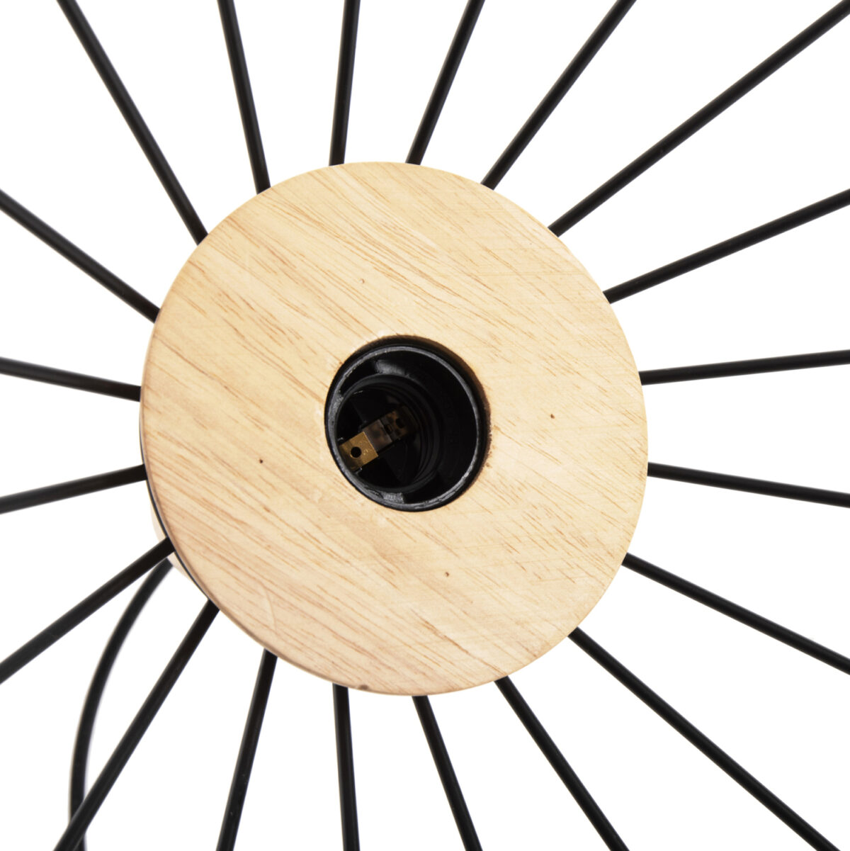 ΦΩΤΙΣΤΙΚΟ ΟΡΟΦΗΣ ΚΡΕΜΑΣΤΟ HM4160 ΜΑΥΡΟ ΜΕΤΑΛΛΟ-ΞΥΛΟ Φ39x117Υεκ 6