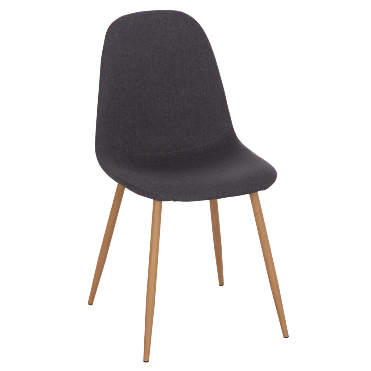 ΚΑΡΕΚΛΑ LEONARDO HM00100.10 ΜΕ ΜΕΤΑΛΛΙΚΑ ΠΟΔΙΑ & ΥΦΑΣΜΑ ΓΚΡΙ 45x51.5x85Υεκ. 1