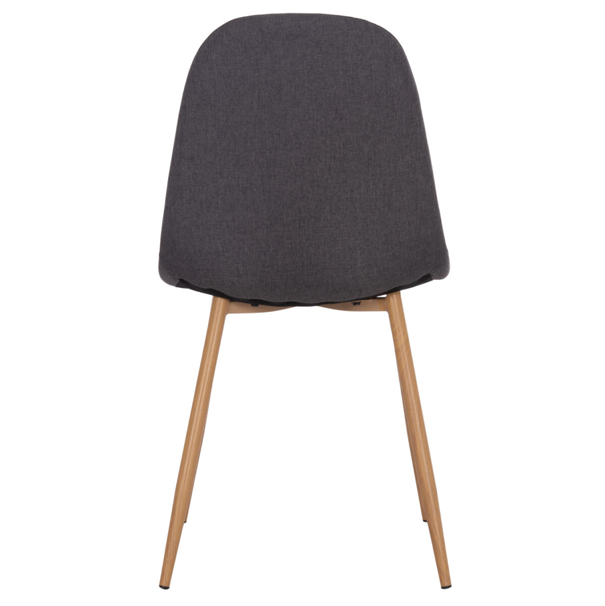 ΚΑΡΕΚΛΑ LEONARDO HM00100.10 ΜΕ ΜΕΤΑΛΛΙΚΑ ΠΟΔΙΑ & ΥΦΑΣΜΑ ΓΚΡΙ 45x51.5x85Υεκ. 6