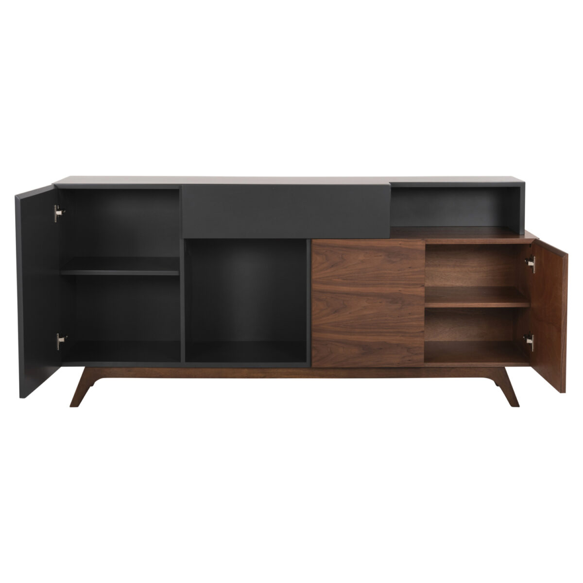 ΜΠΟΥΦΕΣ PREDA HM9747 MDF ΜΕ ΚΑΡΥΔΙ & ΣΚΟΥΡΟ ΓΚΡΙ ΚΑΠΛΑΜΑ 167x28-40x80Υεκ. 5