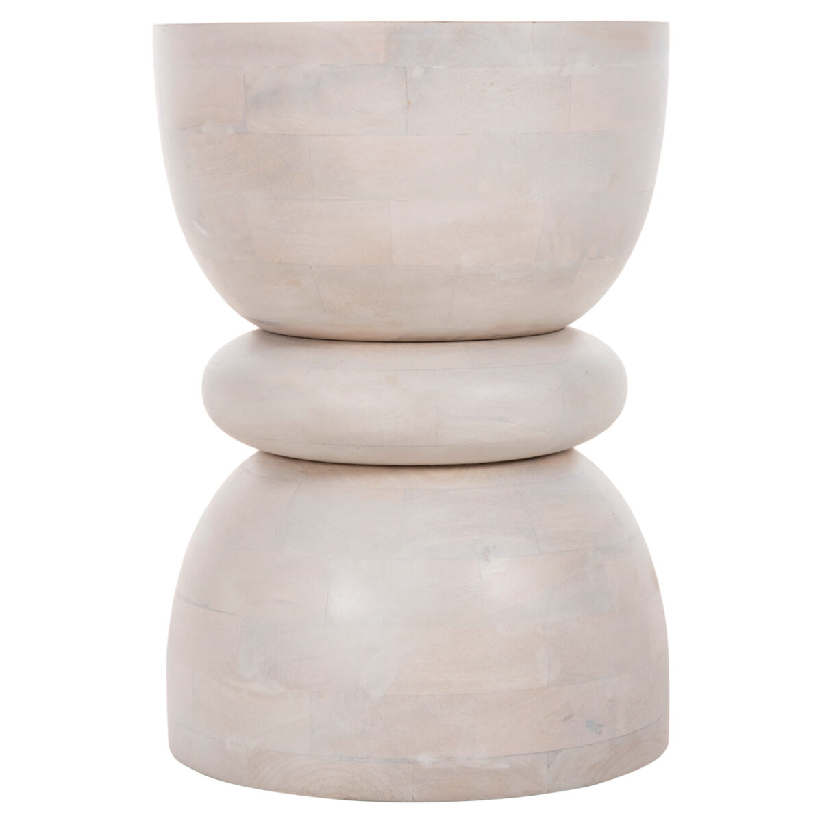 ΣΚΑΜΠΟ ΣΤΡΟΓΓΥΛΟ COIL HM9703 ΜΑΣΙΦ MANGO ΣΕ ΛΕΥΚΟ ΧΡΩΜΑ Φ35x51Υ εκ. 3