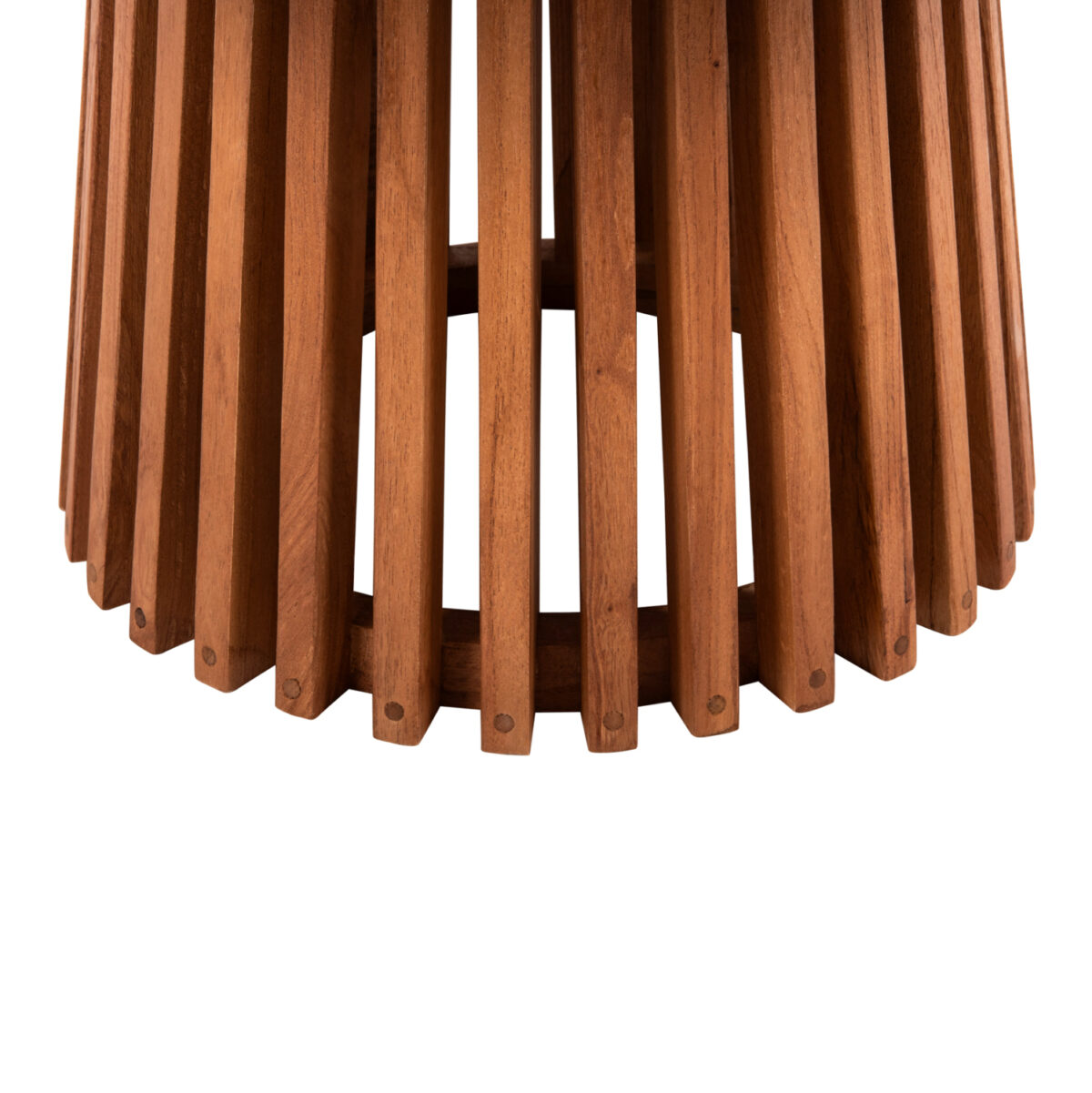 ΤΡΑΠΕΖΙ ΣΑΛΟΝΙΟΥ ΣΤΡΟΓΓΥΛΟ FRANTZ HM9523.11 ΜΑΣΙΦ MINDI ΞΥΛΟ-ΦΥΣΙΚΟ Φ100X45Υεκ. 3