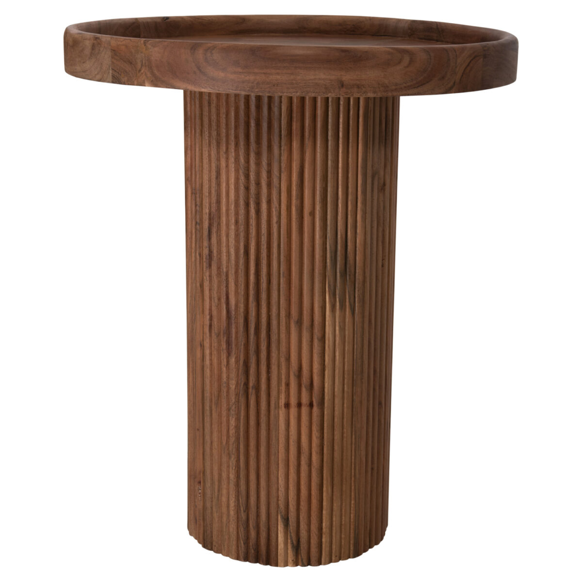 ΤΡΑΠΕΖΙ ΣΑΛΟΝΙΟΥ ΣΤΡΟΓΓΥΛΟ RAJJEH HM9692 ΜΑΣΙΦ ΑΚΑΚΙΑ ΦΥΣΙΚΟ ΧΡΩΜΑ Φ50x60Υεκ. 4