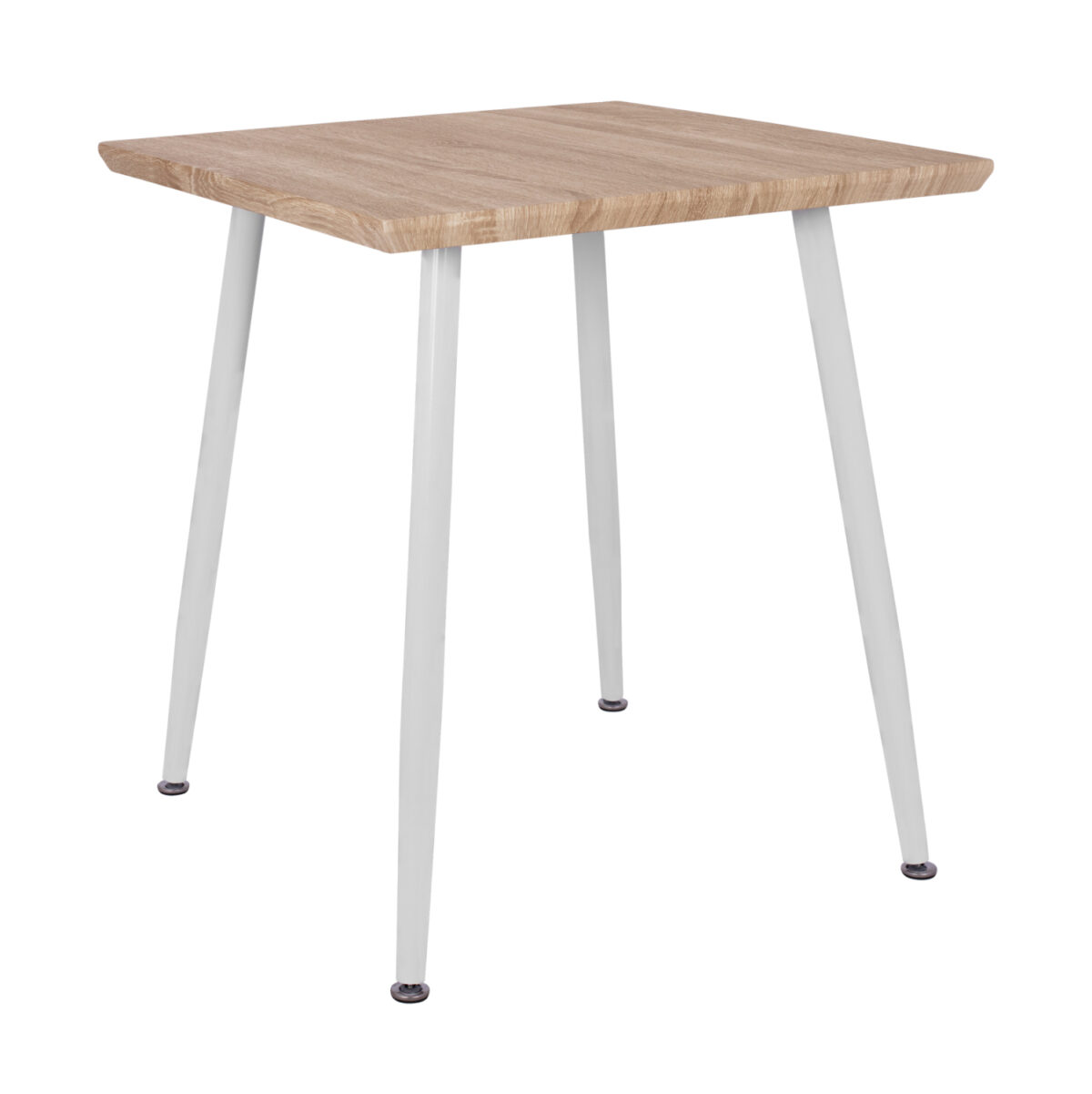 trapezi-trapezarias-fb9833502-70ch70x765 ΤΡΑΠΕΖΙ ΤΡΑΠΕΖΑΡΙΑΣ PALOMA HM8335.02, 70Χ70X76,5, SONOMA, ΛΕΥΚΑ ΠΟΔΙΑ 1