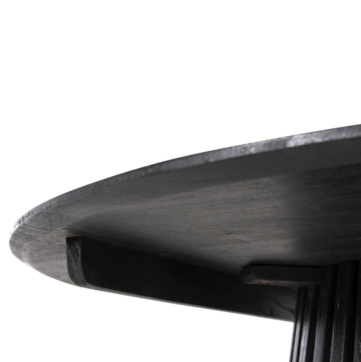 ΤΡΑΠΕΖΙ ΤΡΑΠΕΖΑΡΙΑΣ FRANTZ HM9457.12 ΜΑΣΙΦ MINDI ΞΥΛΟ ΣΕ ΜΑΥΡΟ Φ150x75Υεκ 6