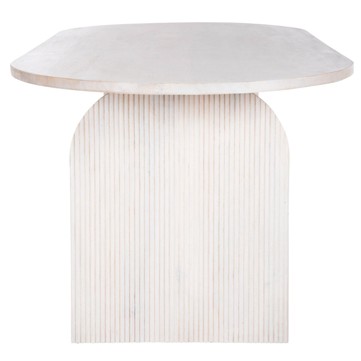 ΤΡΑΠΕΖΙ ΤΡΑΠΕΖΑΡΙΑΣ ΟΒΑΛ ΗΟΝΚΥ HM9690 ΜΑΣΙΦ ΞΥΛΟ MANGO ΣΕ ΛΕΥΚΟ 180,5x90,5x76Υεκ. 5