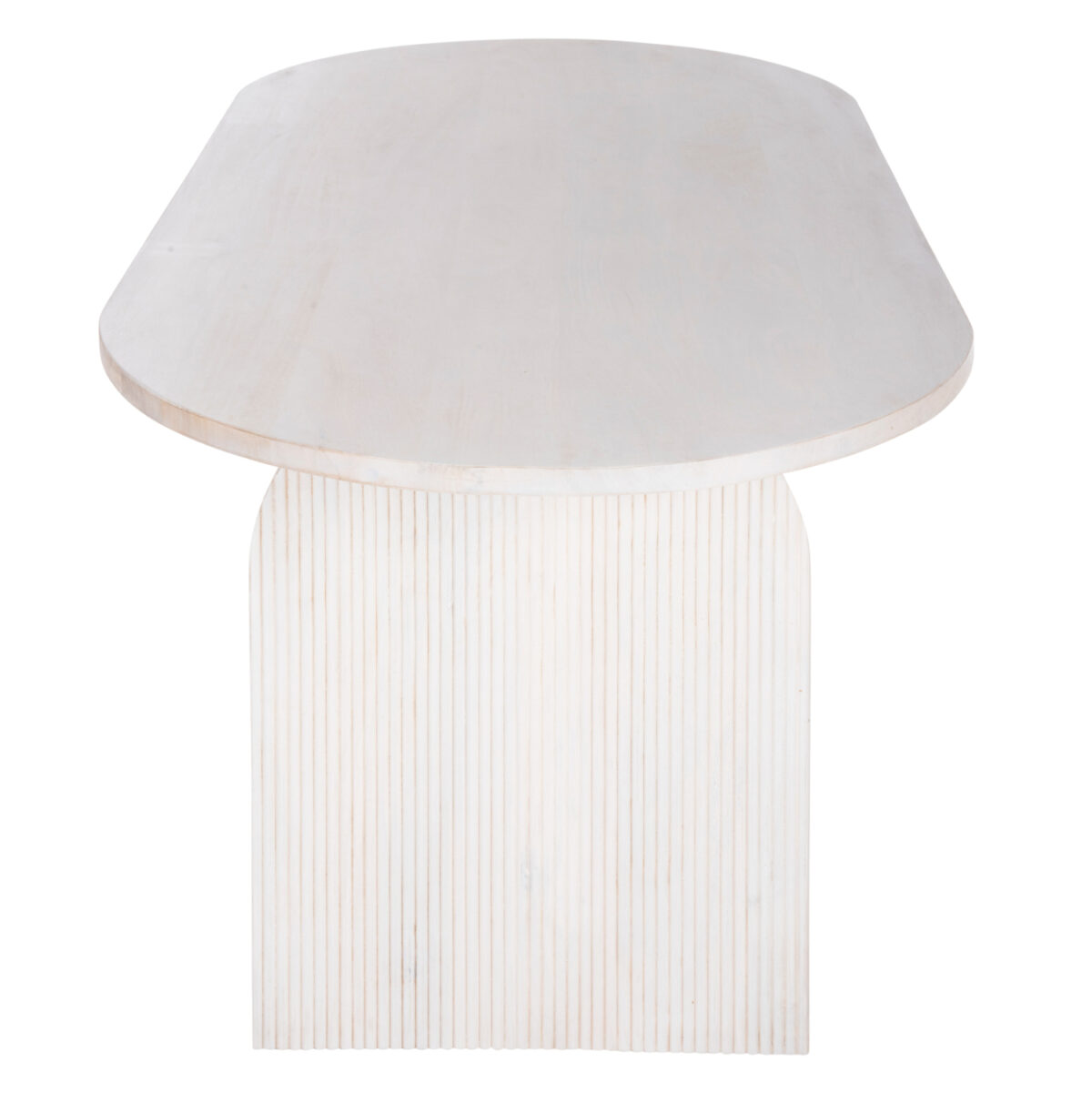 ΤΡΑΠΕΖΙ ΤΡΑΠΕΖΑΡΙΑΣ ΟΒΑΛ ΗΟΝΚΥ HM9690 ΜΑΣΙΦ ΞΥΛΟ MANGO ΣΕ ΛΕΥΚΟ 180,5x90,5x76Υεκ. 6