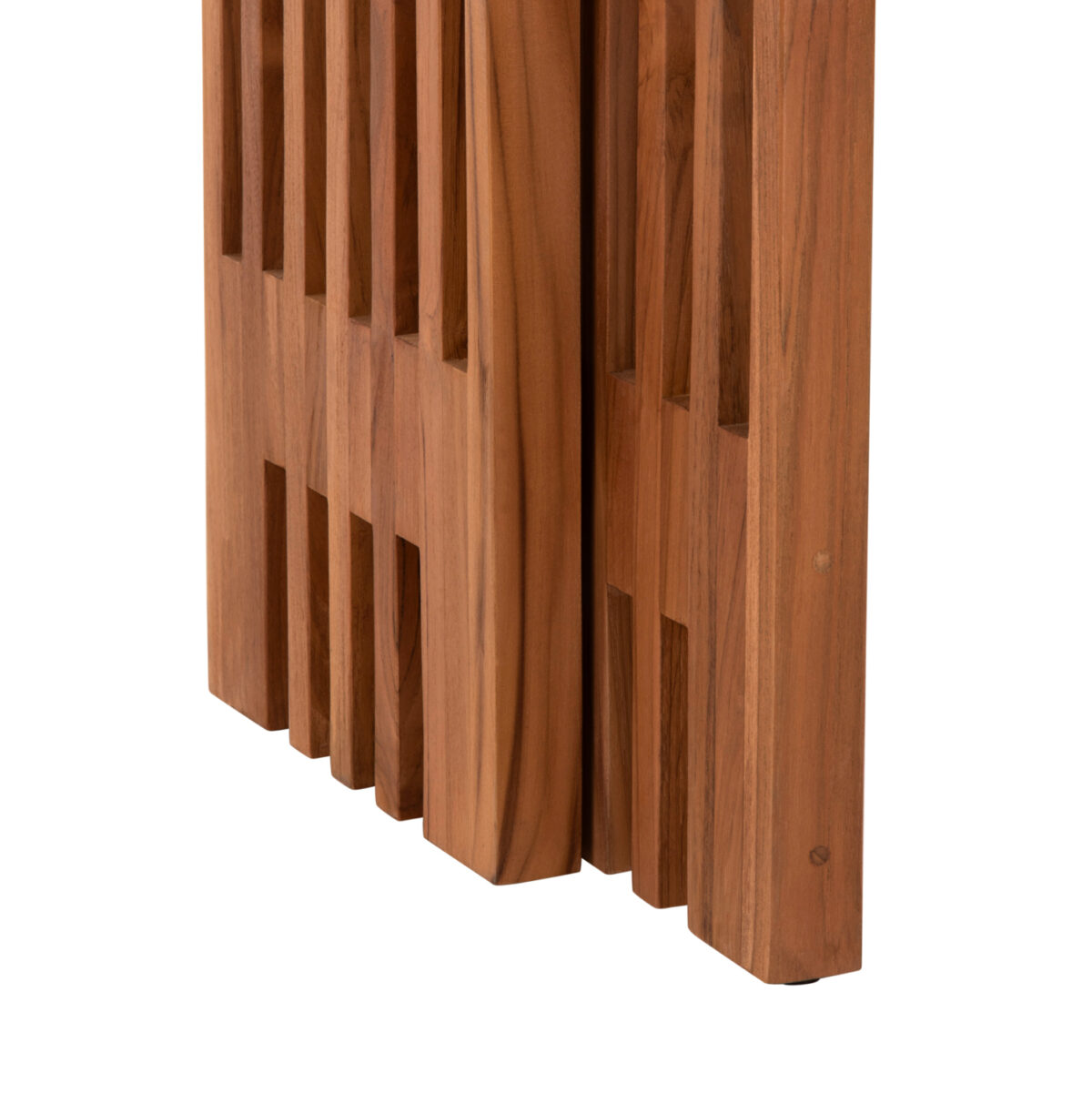 ΤΡΑΠΕΖΙΑ ΣΑΛΟΝΙΟΥ ΣΕΤ 2ΤΜΧ NYA HM9828 ΜΑΣΙΦ ΞΥΛΟ TEAK ΣΕ ΦΥΣΙΚΟ 110x30x46Υεκ. 6