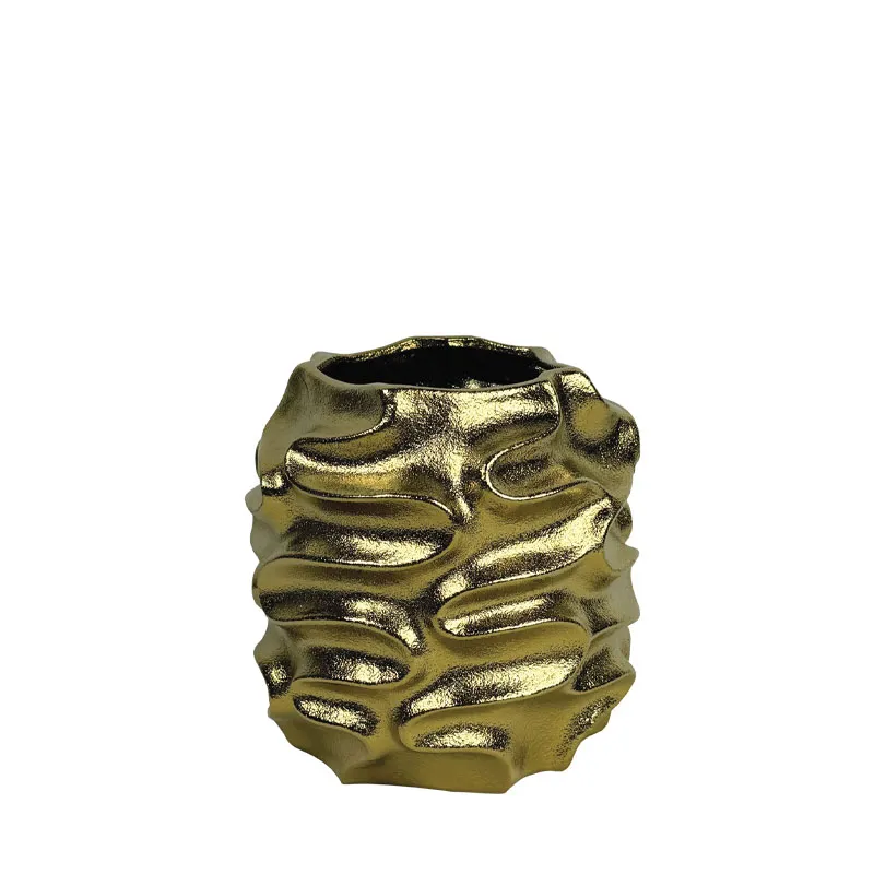 15-50200 ΚΕΡΑΜΙΚΟ ΒΑΖΟ ΧΡΥΣΟ XYTO KΥΜΑΤΙΣΤΟ ΕΦΕ ΜΙΚΡΟ - 20.3cm 6/ΚΙΒ 1