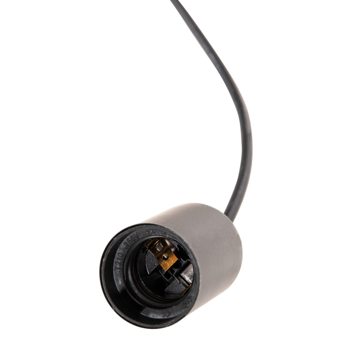 ΦΩΤΙΣΤΙΚΟ ΟΡΟΦΗΣ ΚΡΕΜΑΣΤΟ 6-ΦΩΤΟ HM4175 ΜΑΥΡΟ ΜΕΤΑΛΛΙΚΟ-ΜΑΥΡΑ ΚΑΛΩΔΙΑ Φ100x180Υ 6