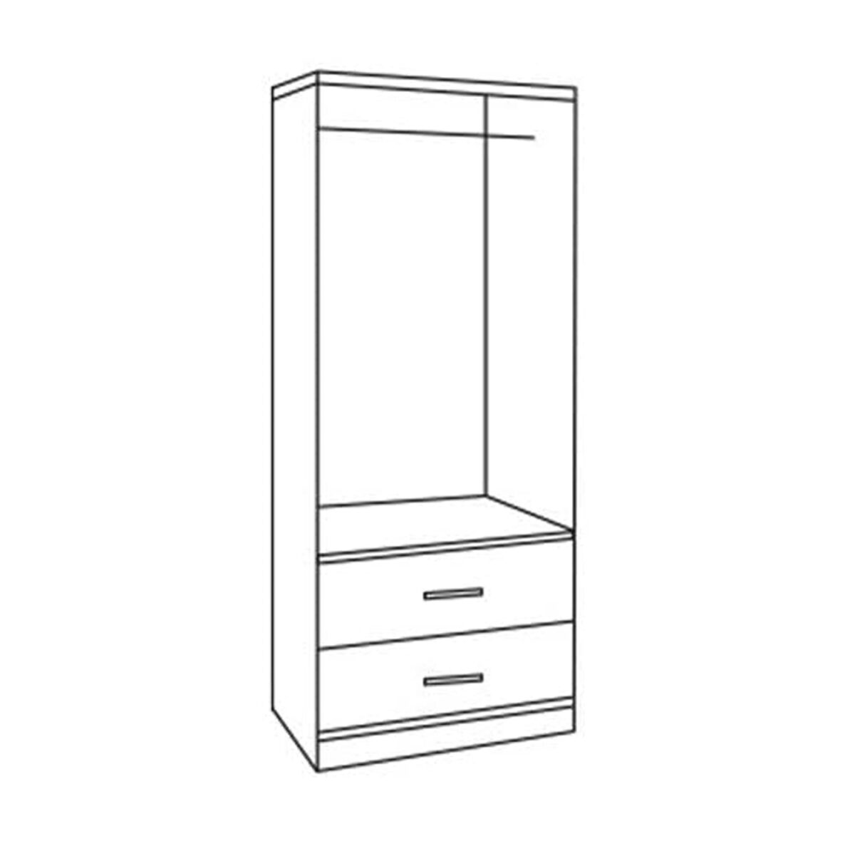 ΝΤΟΥΛΑΠΑ 2ΦΥΛΛΗ ME 2 ΣΥΡΤΑΡΙΑ REINA HM338.01 ZEBRANO 80Χ42Χ181εκ. 2