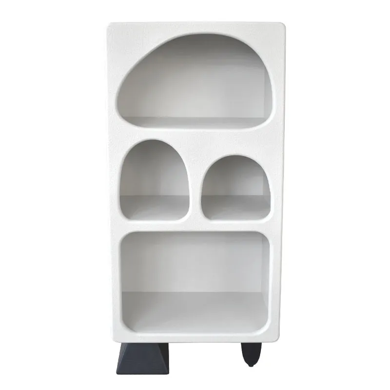 19-10018 ΕΠΙΠΛΟ ΛΕΥΚΗ ΡΑΦΙΕΡΑ ΔΑΠΕΔΟΥ ΚΥΚΛΑΔΙΤΙΚΟ ΣΤΥΛ - 59.7x34.9x134.6cm 1/KIB 1