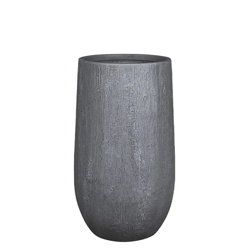 23220-M-2025 ΚΑΣΠΩ FIBERCLAY ΑΝΘΡΑΚΙ ΚΟΡΜΟΣ-ΒΑΡΕΛΙ ΜΕΣΑΙΟ - Φ42x75cm 1