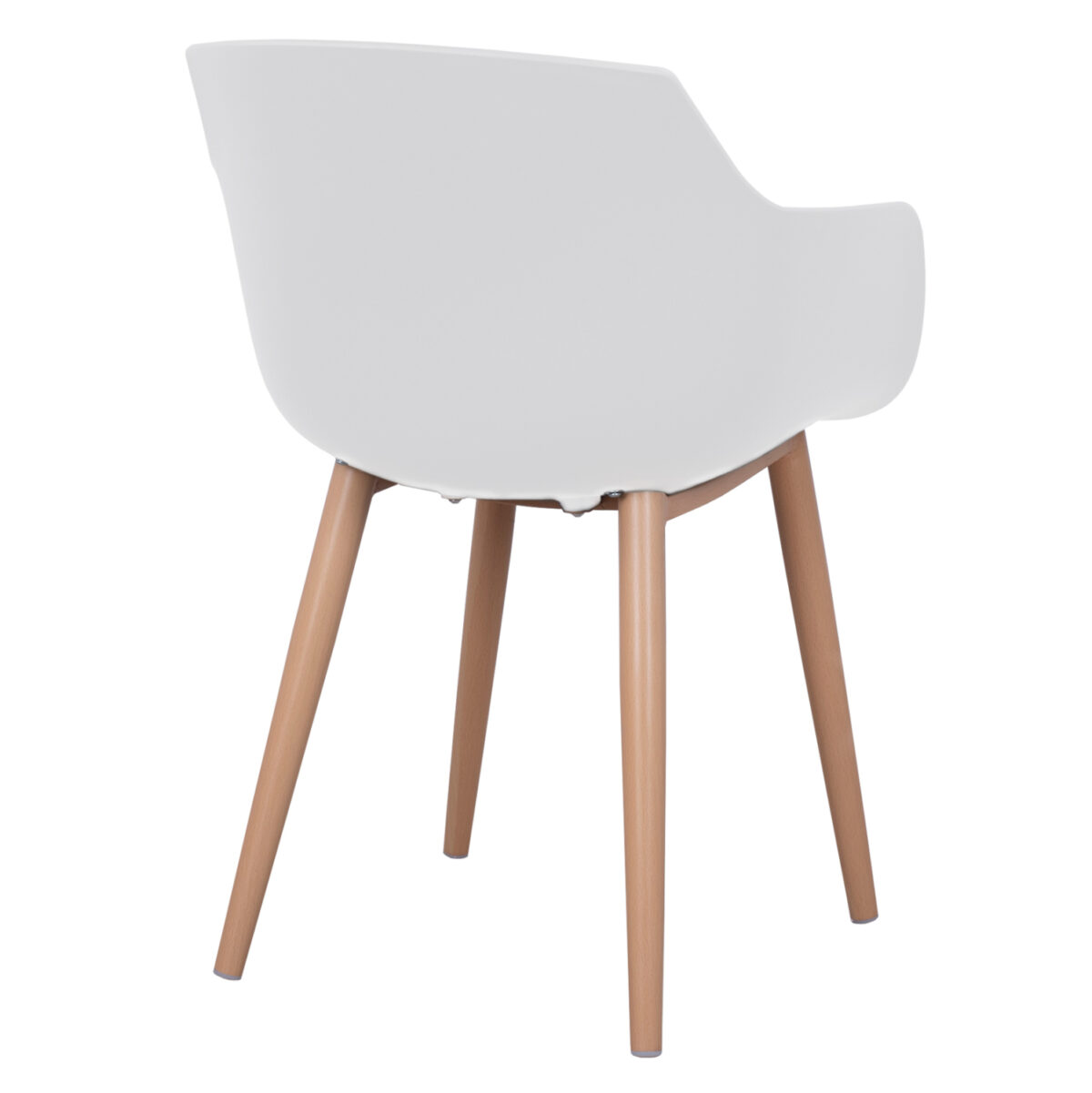 ΚΑΡΕΚΛΑ ΤΡΑΠΕΖΑΡΙΑΣ LUCIE HM8242.01 ΛΕΥΚΗ ΜΕ ΜΕΤΑΛΛΙΚΑ ΠΟΔΙΑ 56Χ57Χ80 ΕΚ 5