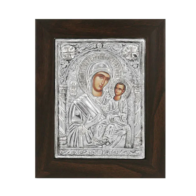 13-00-650 ΕΙΚΟΝΑ ΑΛΟΥΜΙΝΙΟΥ ΠΑΝΑΓΙΑ ΟΔΗΓΗΤΡΙΑ - 21x26cm 1