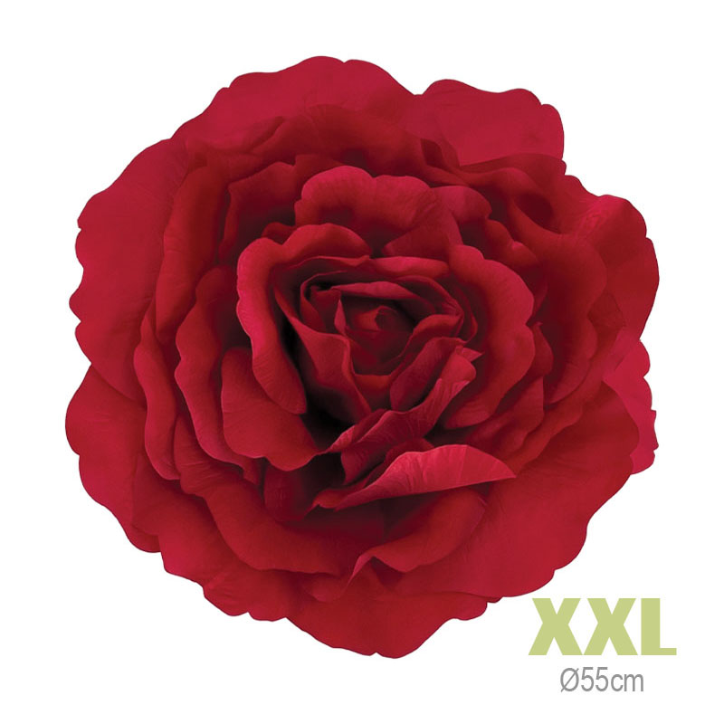 23835-50-7 ΚΡΕΜΑΣΤΟ ΑΝΘΟΣ ΤΡΙΑΝΤΑΦΥΛΛΟ ΚΟΚΚΙΝΟ ΓΙΓΑΣ XXL - Φ55cm 6/ΚΙΒ 1
