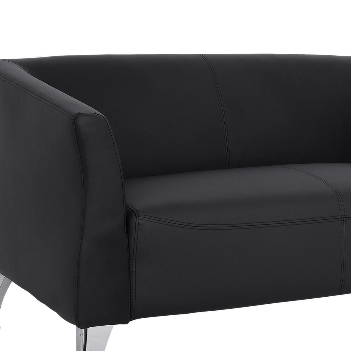 ΚΑΝΑΠΕΣ 2ΘΕΣΙΟΣ KIANA HM3122.21 ΜΕ ΜΑΥΡΟ PU 130x75x71 εκ. 5