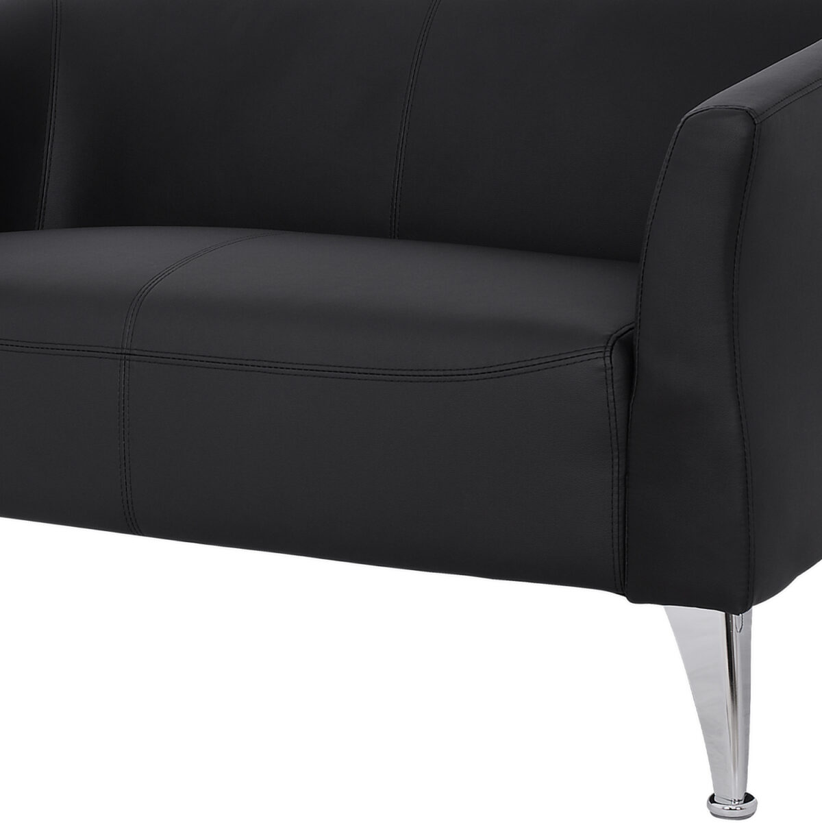 ΚΑΝΑΠΕΣ 2ΘΕΣΙΟΣ KIANA HM3122.21 ΜΕ ΜΑΥΡΟ PU 130x75x71 εκ. 6