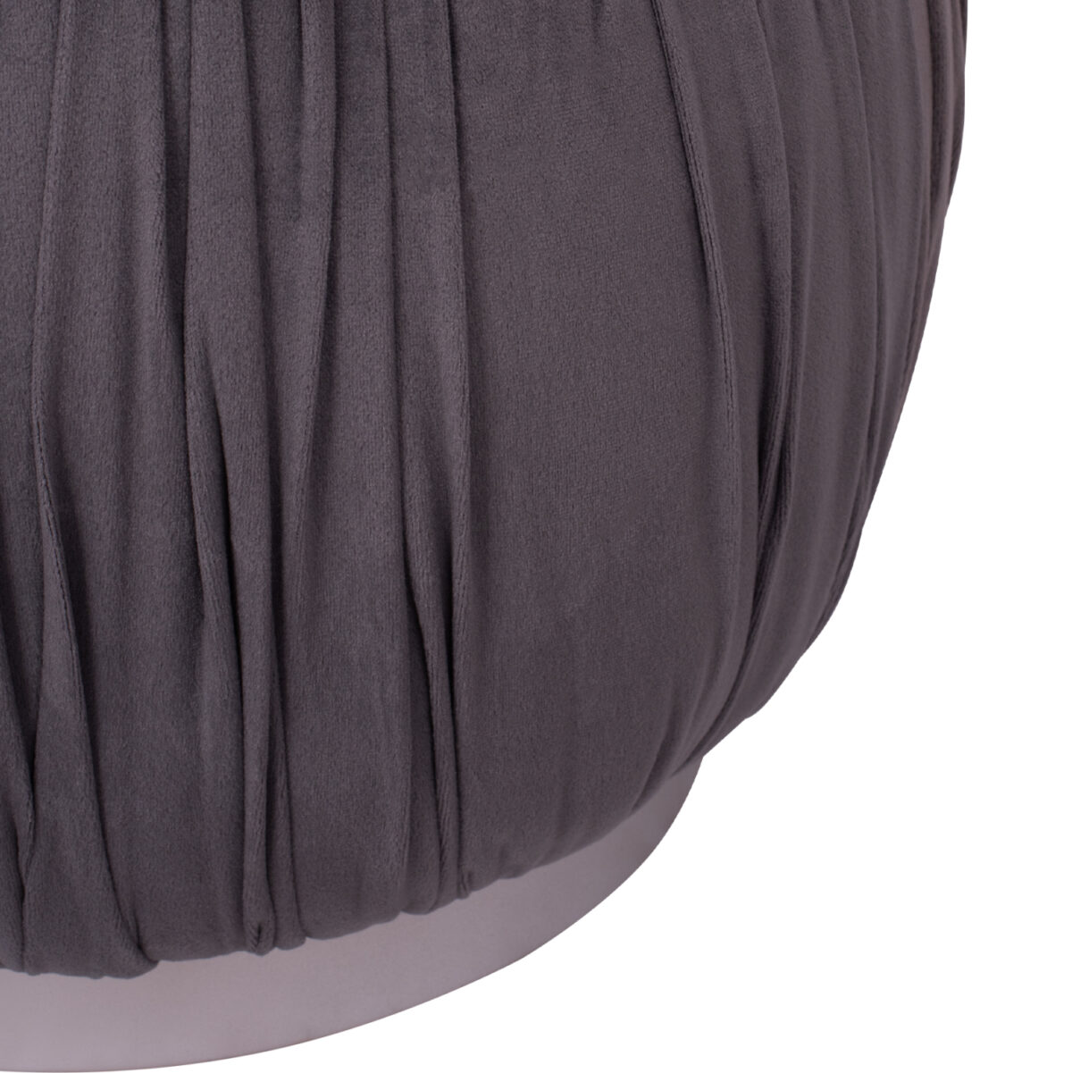 ΣΚΑΜΠΟ DEREK HM8407.01 ΓΚΡΙ ΒΕΛΟΥΔΟ ΜΕ ΑΣΗΜΙ ΒΑΣΗ 5